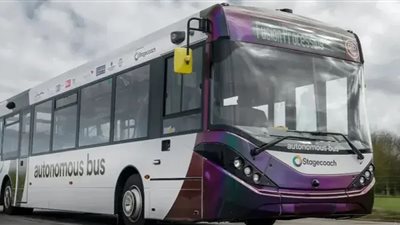 إطلاق أول خط حافلات ذاتية القيادة في المملكة المتحدة