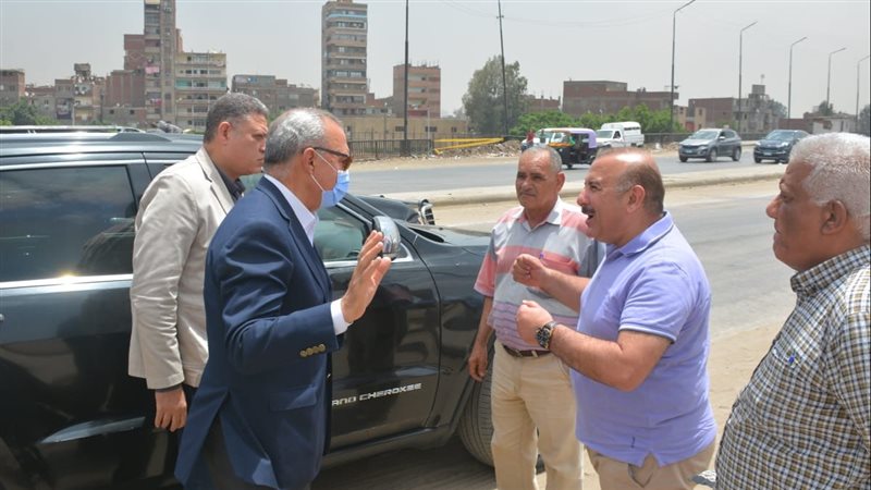 محافظ القليوبية خلال