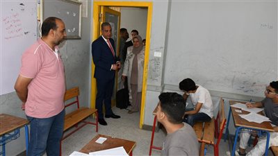 محافظ الفيوم يتفقد امتحانات الشهادة الإعدادية (صور)