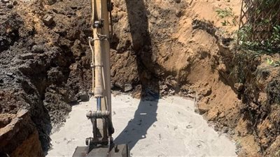 الانتهاء من إصلاح كسر خط مياه بمدينة القنطرة غرب الإسماعيلية 