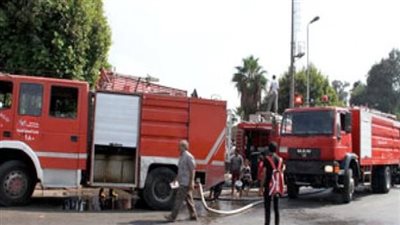إخماد حريق نشب في مخلفات بالعمرانية 