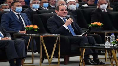 السيسي: وفرنا فرص عمل وبدأنا التصنيع الزراعي لتعظيم المنتجات 