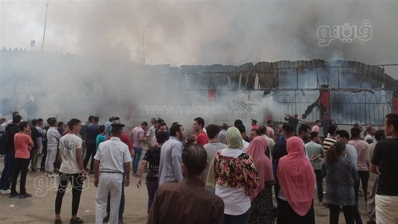 حريق معرض شباب مصر