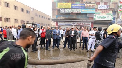 إلغاء امتحان ثانوي وإعادته ورقيًا في بني سويف بسبب حريق معرض تجاري