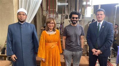 نجوم وصناع مسلسل رسالة الإمام في ضيافة لميس الحديدي الثلاثاء (صور)