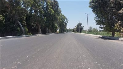 الجيزة تنهي رصف طريق البراجيل بمركز أوسيم (صور)