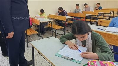 وكيل تعليم الغربية يتابع لجان امتحانات النقل 