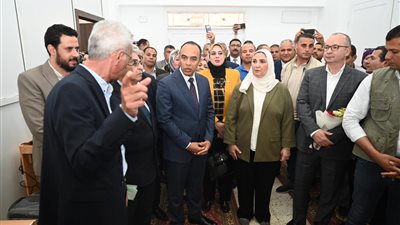 القباج تفتتح مركز التدريب وتنمية الموارد البشرية بالمنيا الجديدة