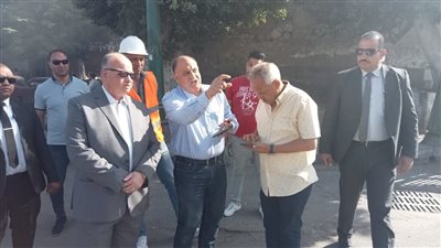 محافظ القاهرة يتفقد إزالات عرب اليسار 