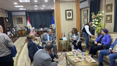 تفاصيل لقاء وفد قوى عاملة النواب مع محافظ دمياط 