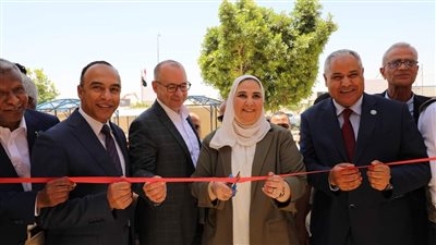 وزيرة التضامن تفتتح مركز التدريب وتنمية الموارد البشرية بالمنيا | صور