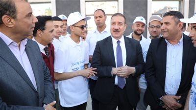 محافظ المنوفية يشهد انطلاق وفد الشباب لزيارة المشروعات العملاقة
