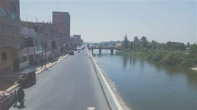 الجيزة تنهي رصف طريق الرياح الناصري في نطاق مركز منشأة القناطر (صور)