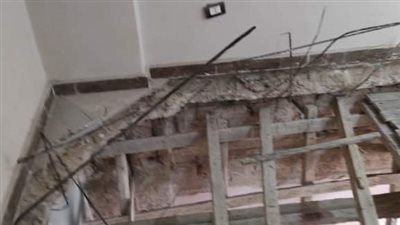 انهيار شرفة عقار بمنطقة المنتزة فى الإسكندرية دون إصابات