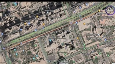 زحام مروري بشوارع وسط البلد وأعلي كوبري أكتوبر 