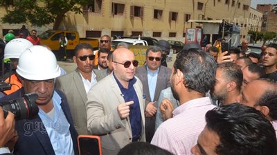 محافظ بني سويف: 60 ألف جنيه تعويضات لمتضرري حريق المعرض التجاري