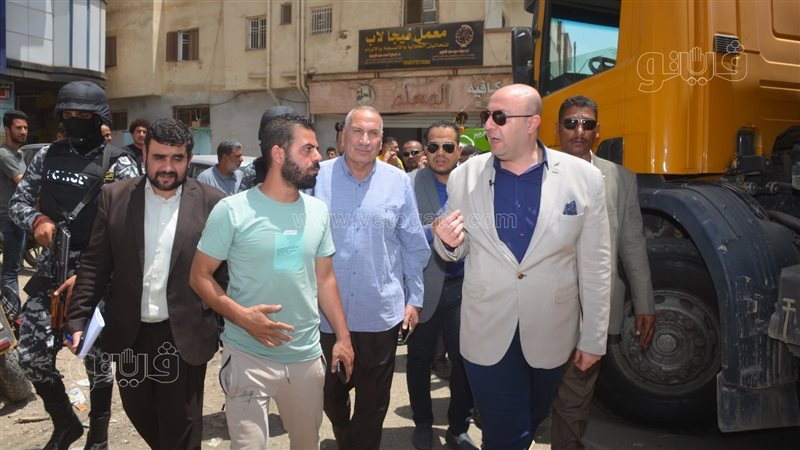 محافظ بني سويف بموقع