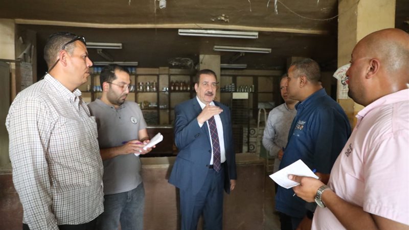محافظ المنوفية خلال