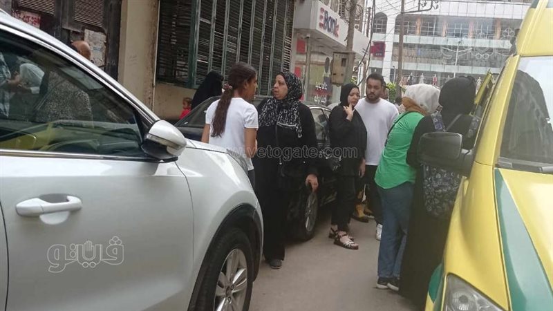 إصابة سيدة سقط بها