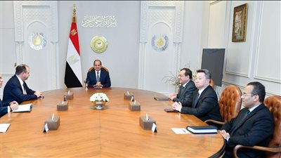 السيسي يبحث مع رئيس أباتشي تعزيز التعاون الاقتصادي بين مصر والولايات المتحدة الأمريكية