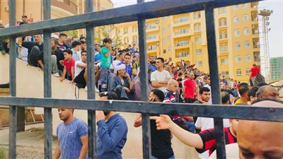 جمهورية شبين ضد بلدية المحلة، إقبال جماهيري كبير بالقسم الثاني 