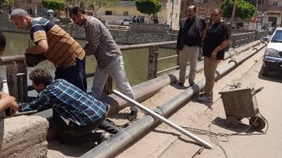 محافظ الشرقية يكلف بإصلاح كسر بكوبري ههيا 
