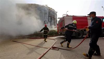 إخماد حريق نشب داخل شقة سكنية في أكتوبر 