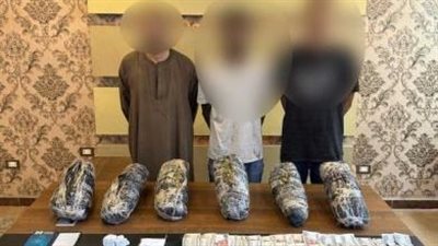 ضبط كمية من المواد المخدرة وسلاح بحوزة 3 أشخاص بأسوان 