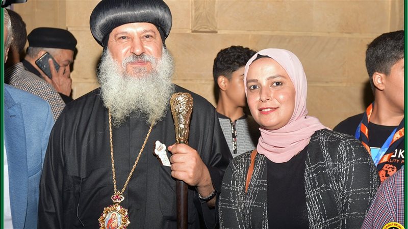 من داخل دير القديسة