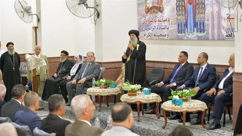 من احتفال تكريس دير