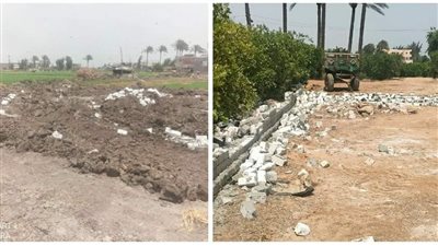 إزالة 66 حالة بناء مخالف بنطاق 11 مركزا بالبحيرة (صور)