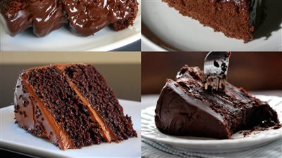 طريقة عمل كيكة الشيكولاتة بالباذنجان (فيديو)