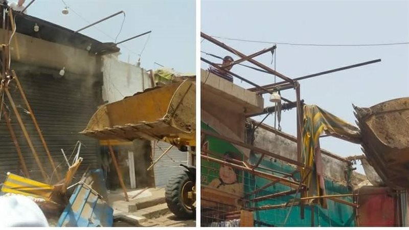 رفع حالات إشغال طريق