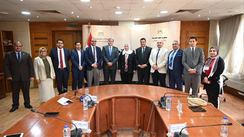 وزيرة التضامن الاجتماعي،