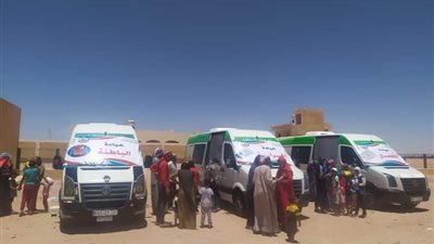 صحة الوادي الجديد تطلق قافلة طبية مجانية ضمن حياة كريمة