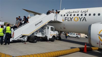 مصر للطيران للخدمات الأرضية تقدم خدماتها إلى شركة FLY OYA الليبية