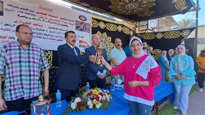 كأس الاتحاد العام لمراكز شباب مصر فى ختام الدورى الرياضى بمحافظة كفر الشيخ