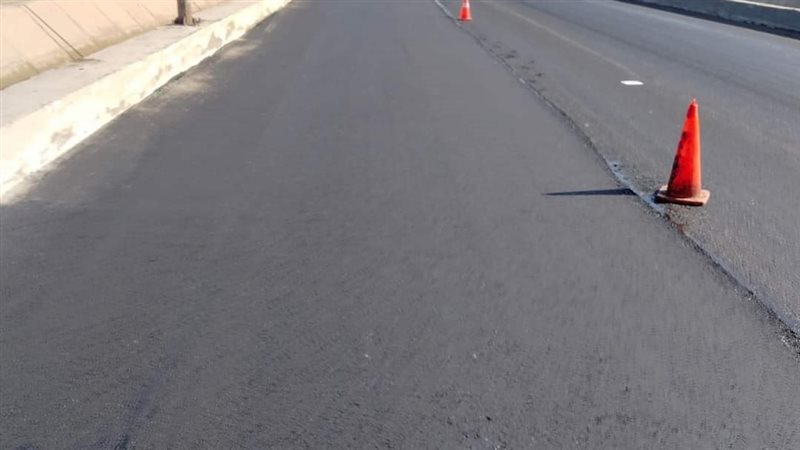 رصف طريق ترعة الزمر