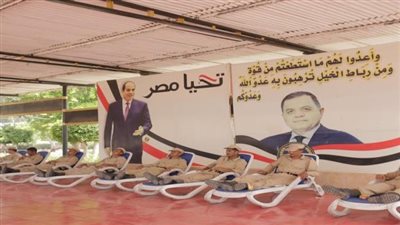 حملة للتبرع بالدم بالإدارة العامة لشرطة النقل والمواصلات (صور)