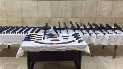 حبس 29 متهما بتهمة حيازة أسلحة نارية ومخدرات فى أسيوط 4 أيام 
