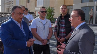 محافظ الإسكندرية يستقبل أعضاء مجلس إدارة الاتحاد المصري ومندوبي الاتحاد الدولي للسلة