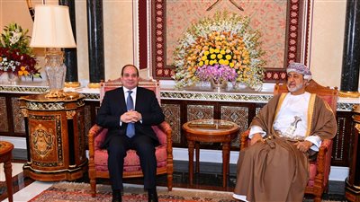  بدء القمة المصرية العمانية بقصر الاتحادية 