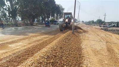 حملات النظافة ورش للناموس والرصف بفاقوس 