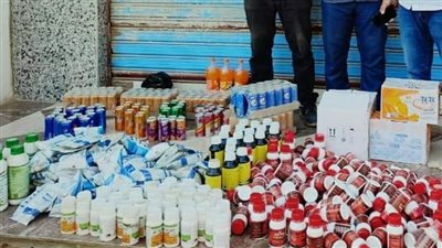 ضبط 700 عبوة مستحضرات تجميل مغشوشة بالبحيرة (صور) 