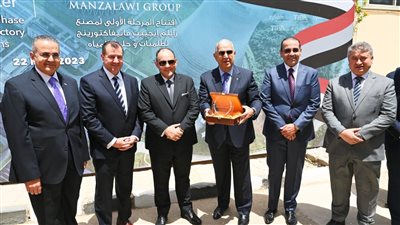 وزير الصناعة يفتتح شركة زايلم العالمية لإنتاج مضخات المياه