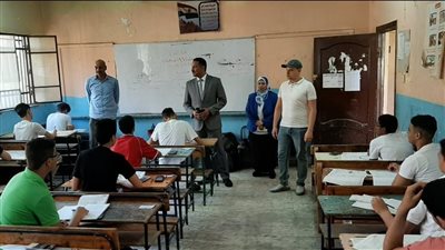  تعليم الجيزة عن امتحان الهندسة للشهادة الإعدادية: من الكتاب المدرسى 