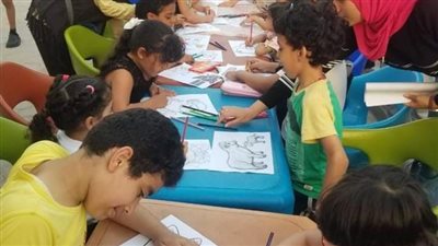 انطلاق فعاليات مهرجان التلوين بمركز شباب سموحة في الأسكندرية 