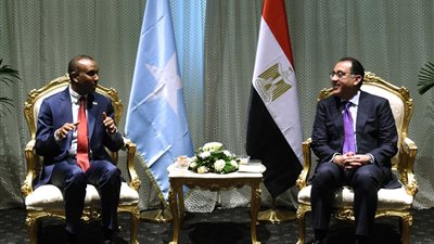 مدبولى يلتقي رئيس وزراء جمهورية الصومال الفيدرالية