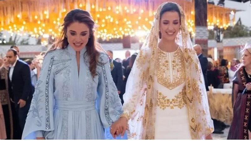 الملكة رانيا والأميرة