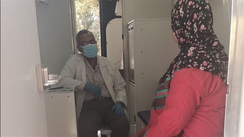 جانب من أعمال القافلة،